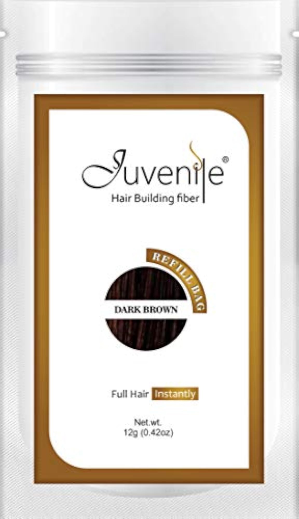 Hair Fiber Dark Brown Refill Pack 12 gm